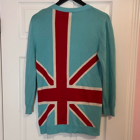 Kersh oversized UK flag cardigan - Picture 1 of 13